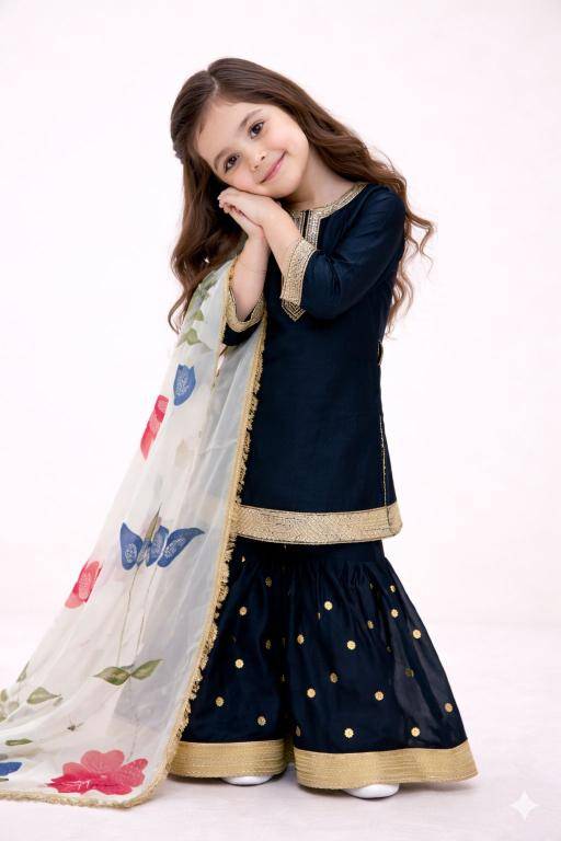 Premium Quality Ready To Wear OC 243 SILK Kids clothing wholesale market in Kolkata